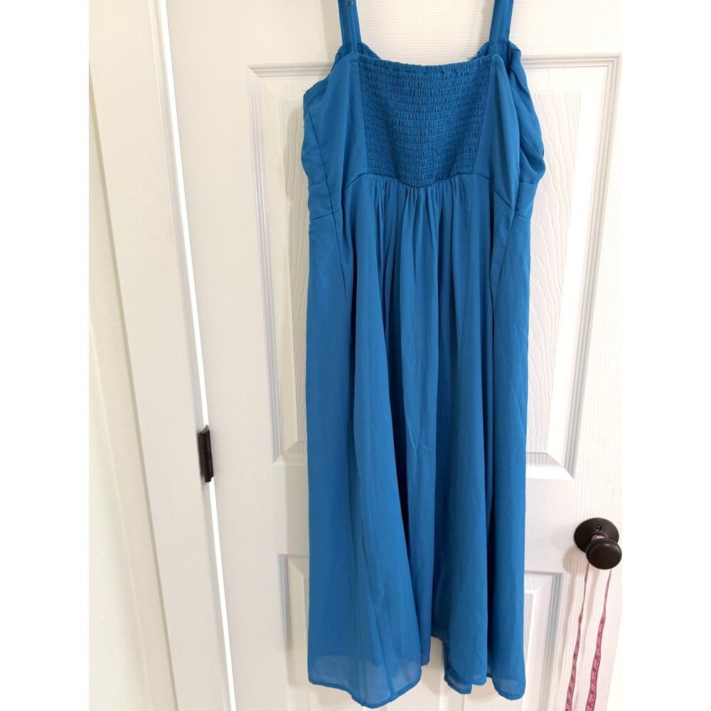 Abercrombie & Fitch Blue Midi Dress - Picture 8 of 13
